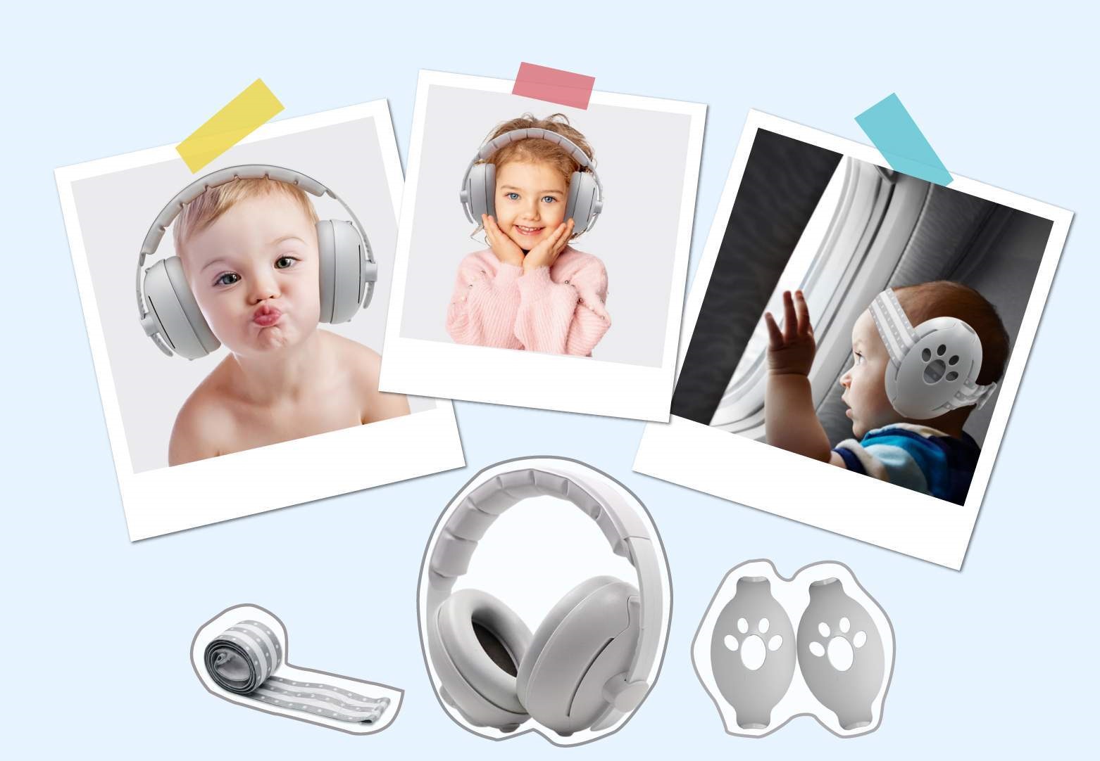 casti antifonice bebelusi